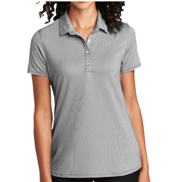 Ladies Gingham Polo Thumbnail