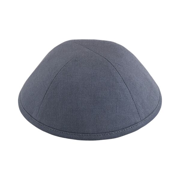 Slate Linen Yarmulka Thumbnail
