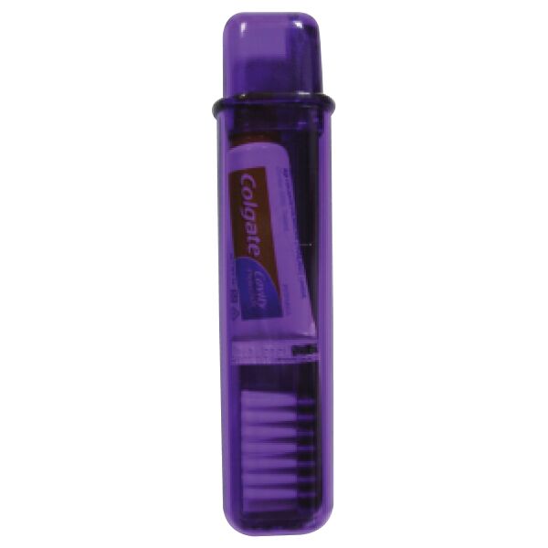 Travel Toothbrush & Colgate® Toothpaste Thumbnail