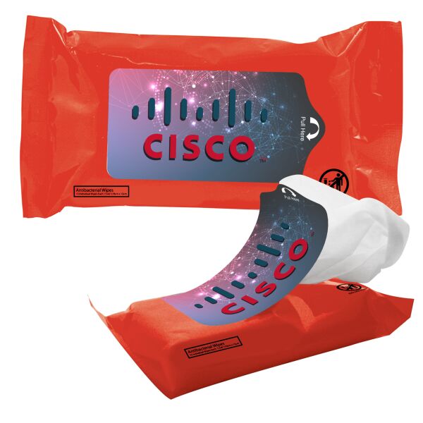 Tek-Wipes Antibacterial Wet Wipes in Pouch w/15 Individual Wipes Thumbnail