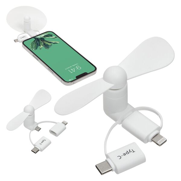 3-in-1 Mini Phone Fan Thumbnail