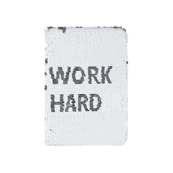 Sequin Swipe Notebook, Mud pie Thumbnail