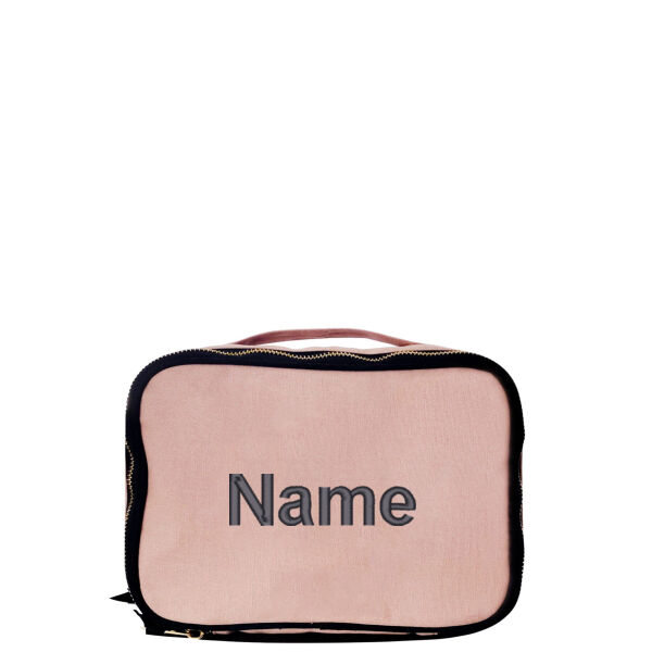 Pink Double Toiletry/Beauty Case Thumbnail