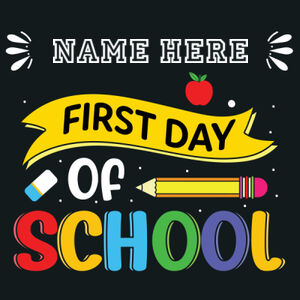 First & Last Day of School Sign Design 2 Thumbnail