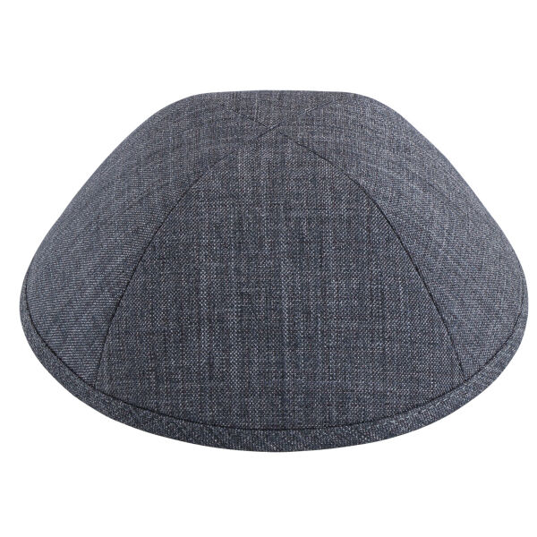 Light Grey Heather Suit Yarmulka Thumbnail