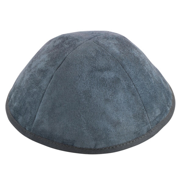 Slate Suede Yarmulka Thumbnail