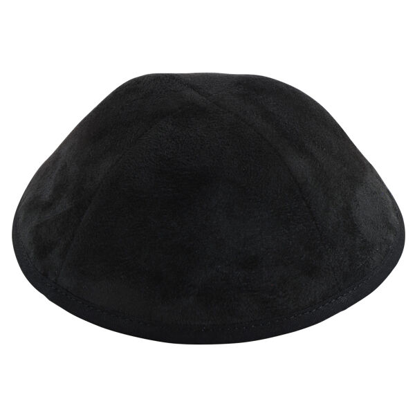 Black Suede Yarmulka Thumbnail