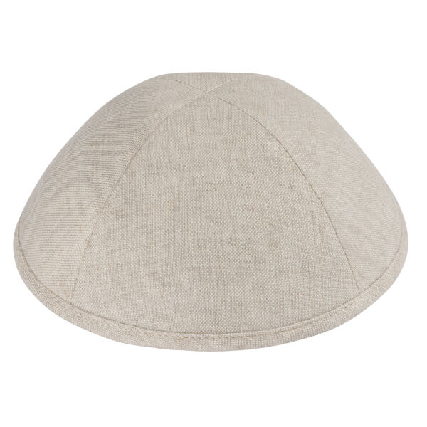 Parchment Linen Yarmulka Thumbnail