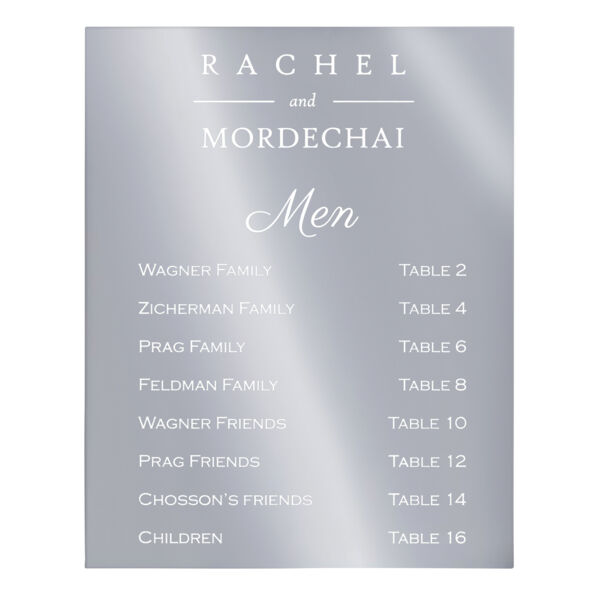 Acrylic Mirror Simcha Sign Thumbnail