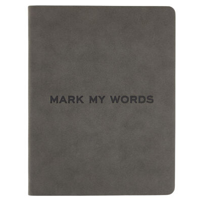 Mark My Words Suede Journal Thumbnail