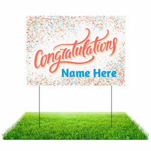 Congratulations Lawn Sign Thumbnail