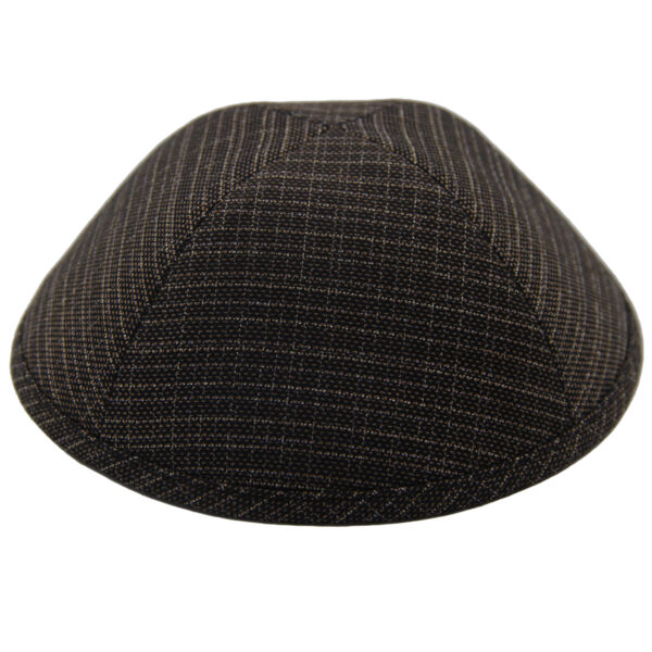 Golden Black Plaid Suit Yarmulka Thumbnail