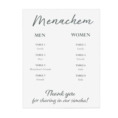 30 x 40 Foam Simcha Sign Thumbnail