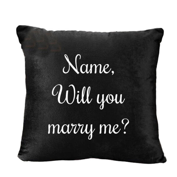 Will You Marry Me Proposal Pillow Thumbnail