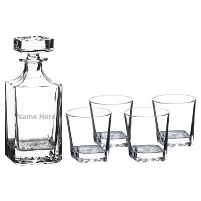 Decanter Set with Four Glasses and Gift Box Thumbnail