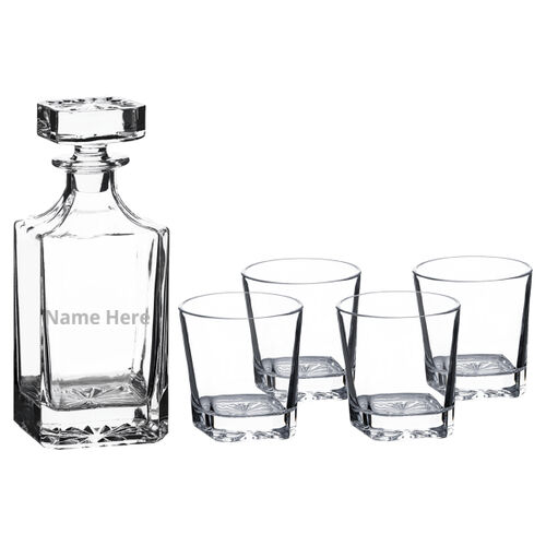 Decanter Set with Four Glasses and Gift Box Thumbnail