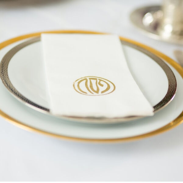Circle Pesach Napkins Thumbnail