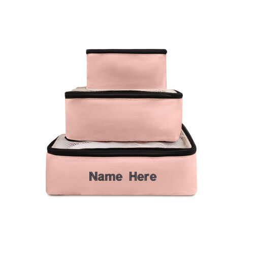 Pink Packing cubes, 3-pack Thumbnail