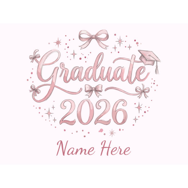 Graduation Lawn Sign Bows Thumbnail