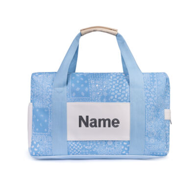 Paisley - Blue Cream Duffle Thumbnail