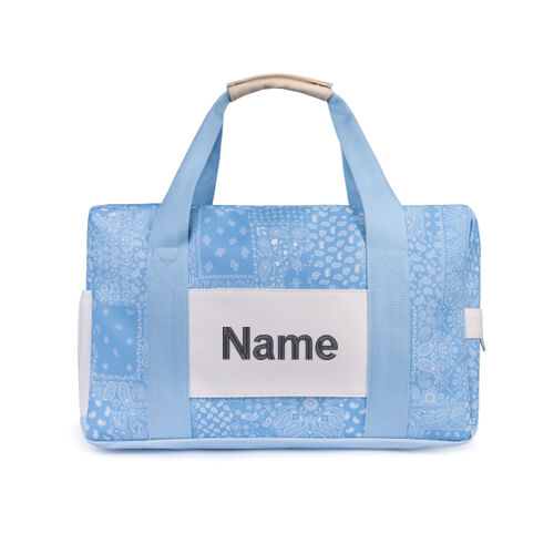 Paisley - Blue Cream Duffle Thumbnail