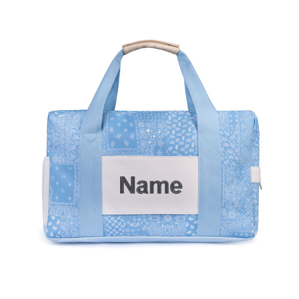 Paisley - Blue Cream Duffle Thumbnail